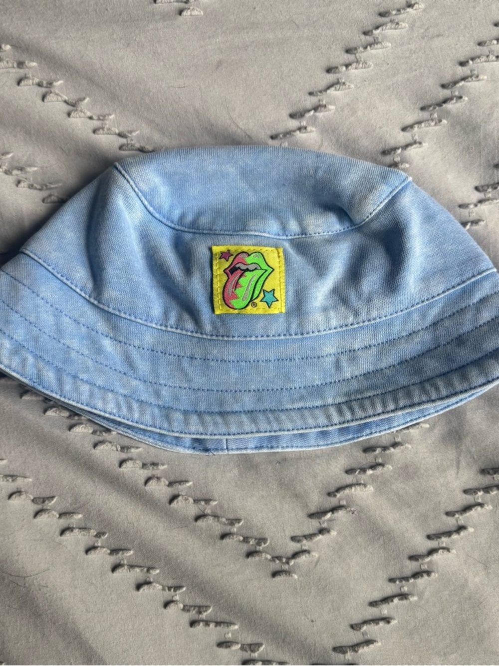 Rolling Stones Light Blue Baby Bucket Hat